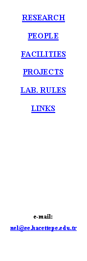 Text Box: RESEARCH
PEOPLE
FACILITIES
PROJECTS
LAB. RULES
LINKS










:   


